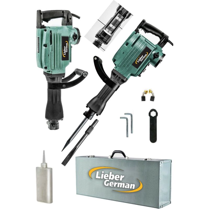 Lieber German Lieber Germany 16 kg 4100W Profesyonel 65 mm Büyük Tip Kırıcı Delici Keski ve Murç Hediyeli