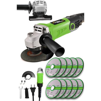 Lieber German Teknoloji Bakır Sargı Devir Ayarlı 3400 W Spiral Avuç Içi Kesme ve Taşlama Makinası 10 Taş