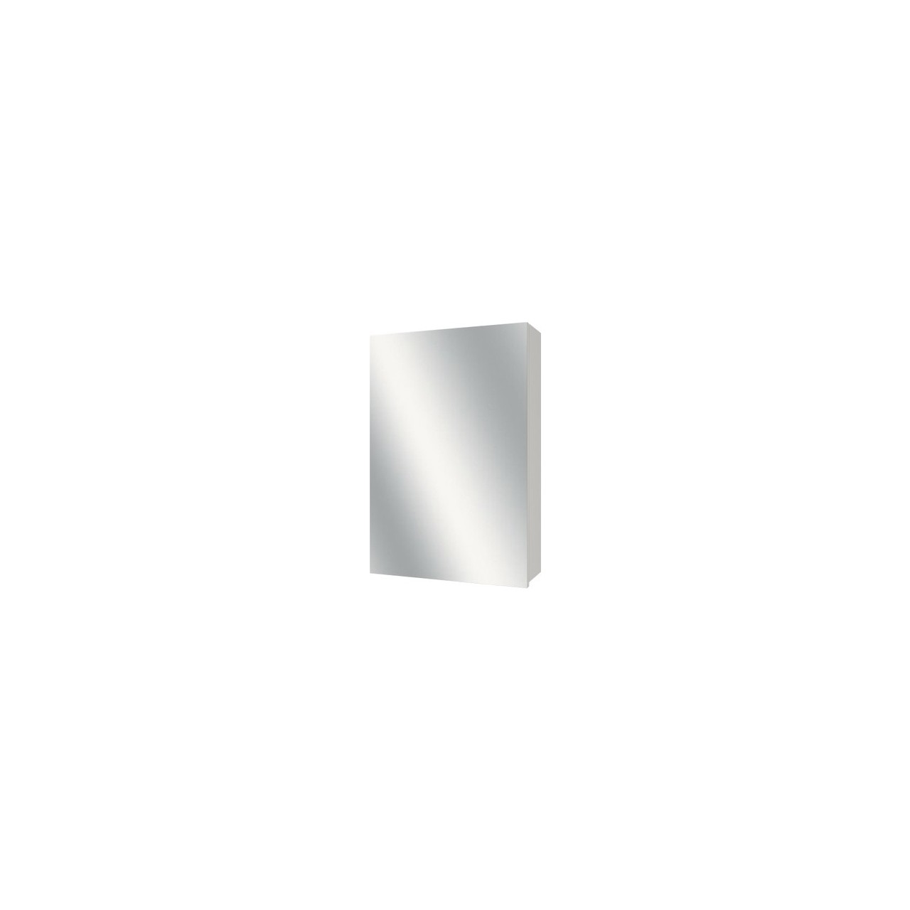 Makbulce Tek Kapaklı Lavobo Üstü Aynalı Banyo Dolabı 15 x 60 x 40 cm