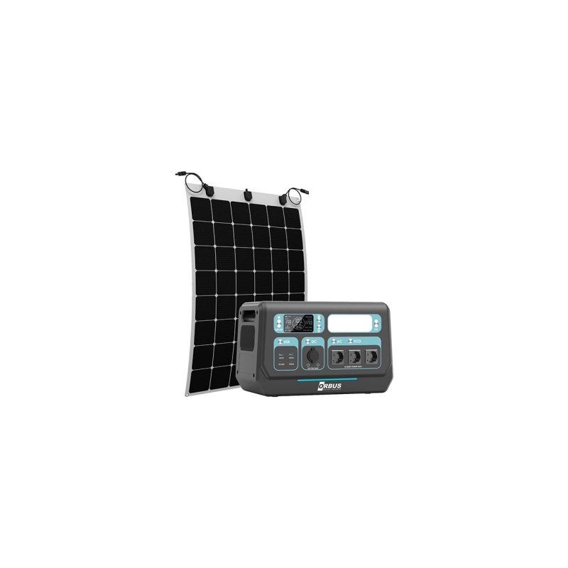 Orbus 2200 W Taşınabilir ve Dmr-Tech 110 W Esnek Panel