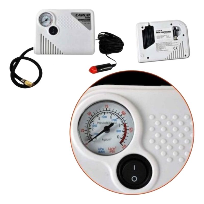 Oto Araç Mini Kompresör Hava Kompresörü 12 V 150 Psı Yassı Lastik Şişirici Taşınabilir