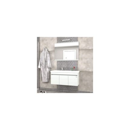 Pierre Cardin Summer 100 cm Snow White Banyo Dolabı Beyaz Renk