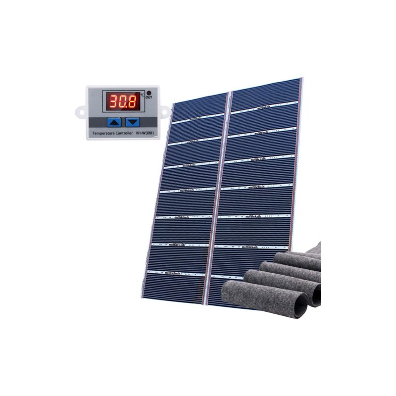 REXVA 160×275 cm halı altı ısıtıcı multiteknik dijital termostatlı,keçeli kullanıma hazır