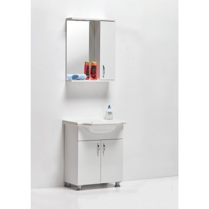 Saydam Banyo Klasik 65 cm Mdf Banyo Dolabı Beyaz