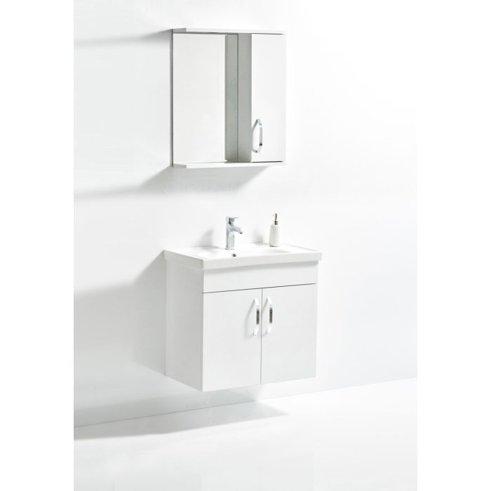 Saydam Banyo Root 60 cm Banyo Dolabı Takımı Alt Üst