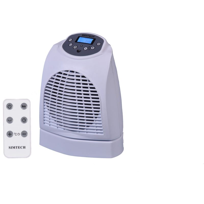 Simtech KM-1715 Uzaktan Kumandalı Ve Dijital Göstergeli Fanlı Isıtıcı