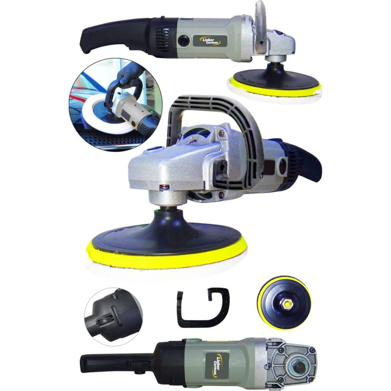 Spech Power 4100 Watt Profesyonel 6 Kademeli Devir Ayarlı Zımpara Pasta Cila Polisaj Makinesi