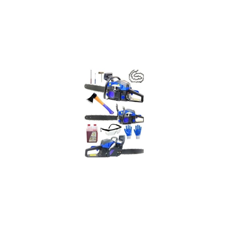 Spech Power Benzinli Çift Egzozlu 62 cc Ağaç Dal Kesim Benzinli Hızar Ağaç Kesme Motoru Makinesi