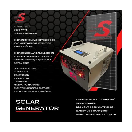 Spower Solar Jeneratör