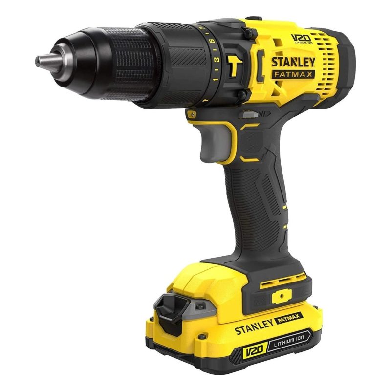 Stanley Fatmax SCD718D2K 18V 2.0AH V20 Çift Akülü Darbeli Matkap