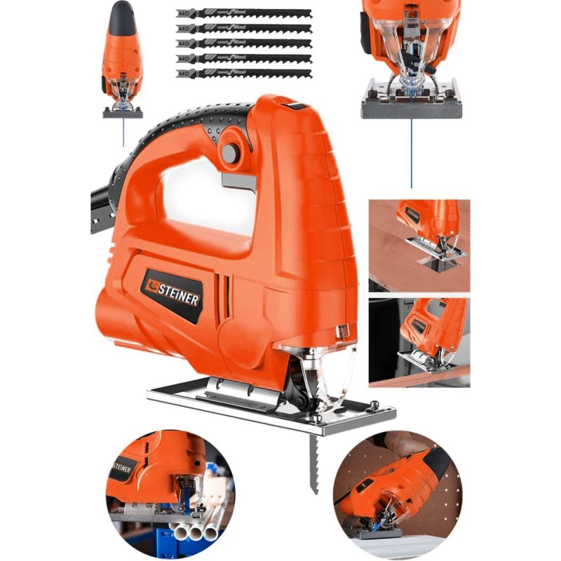 Steiner Alman 4000 W Sjs Metal Şanzuman 6 Kademe Devirli Bakır Sargili Dekupaj Testere Makinesi 5 Uç