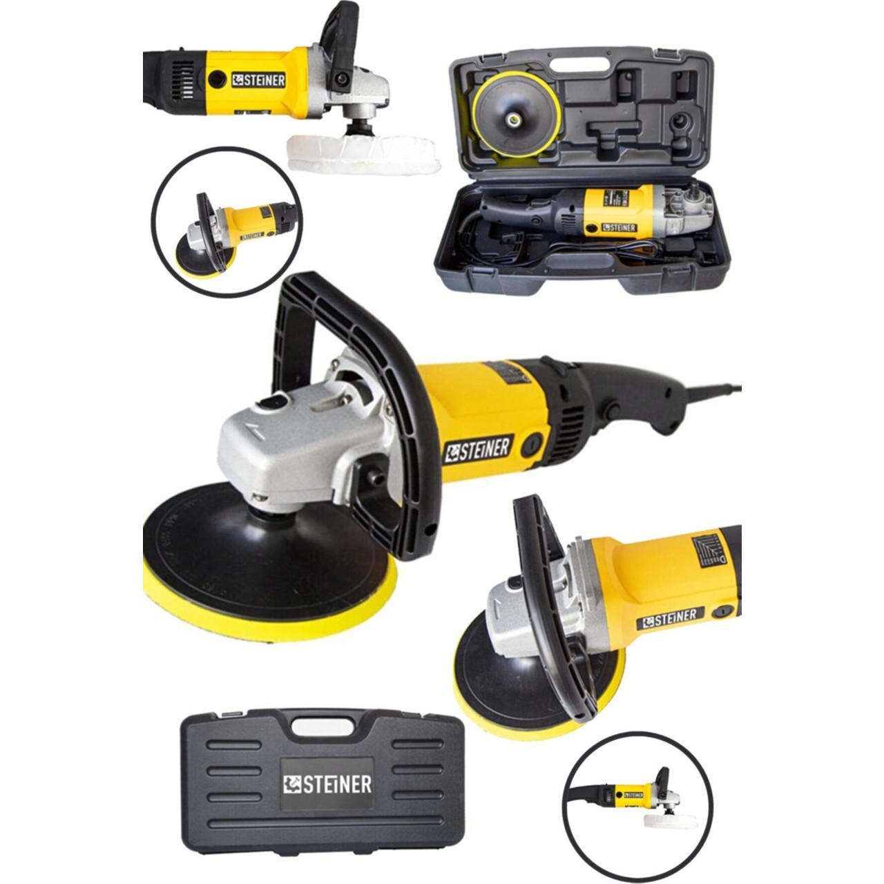 Steiner Technology 4200 Watt Professional 6 Kademe Devir Ayarlı Pasta Cila Polisaj Makinesi