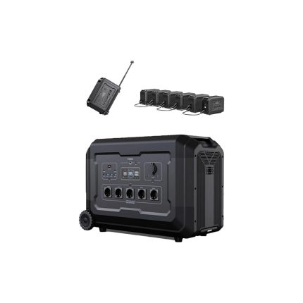 Storcell Elektrikli Araç Paket(3), 5 KW=5000 W Sessiz Hibrit Jeneratör,taşınabilir Güç KAYNAĞI,5040WH Lifepo4