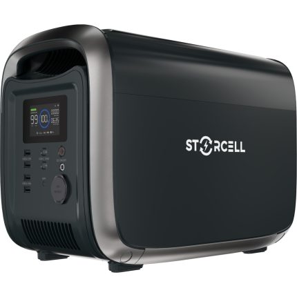 Storcell NE-1200MINI Taşınabilir Güç Kaynağı 922WH Kapasite, 1200W Güç (X-Turbo ile Sürekli 2400W Güç) – Ev Karavan ve Dış Mekan Kullanımı Için Lifepo4 Bataryalı Solar Jeneratör