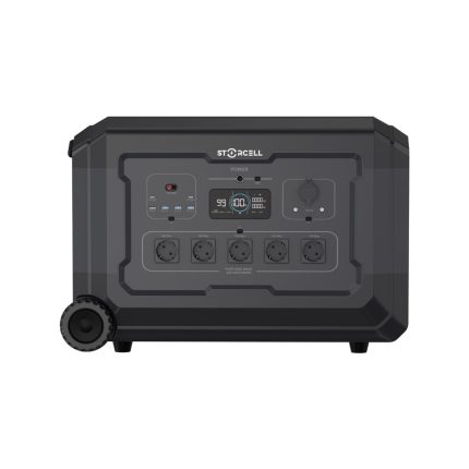 Storcell S3 Taşınabilir Güç Kaynağı 3072 Wh Kapasite, 3600W Güç – Ev Deniz ve Dış Mekan Kullanımı Için Lifepo4 Bataryalı Solar Jeneratör
