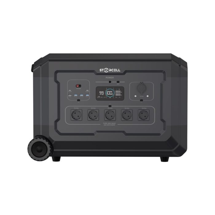 Storcell S3 Taşınabilir Güç Kaynağı 3072 Wh Kapasite, 3600W Güç – Ev Deniz ve Dış Mekan Kullanımı Için Lifepo4 Bataryalı Solar Jeneratör