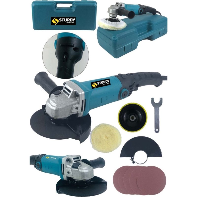 Sturdy Tam Profesyonel 3500 Watt 6 Kademe Devir Ayarlı Zımpara Pasta Cila Polisaj