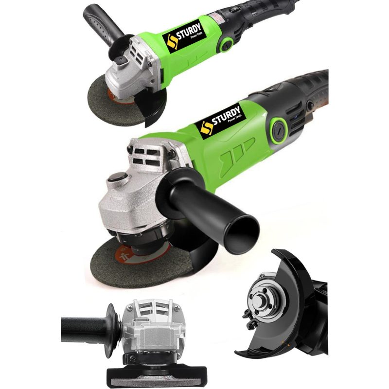Sturdy Teknoloji Bakır Sargılı Devir Ayarlı 4400 W 115 mm Devir Ayarlı Spiral Avuç içi Taşlama Makinası