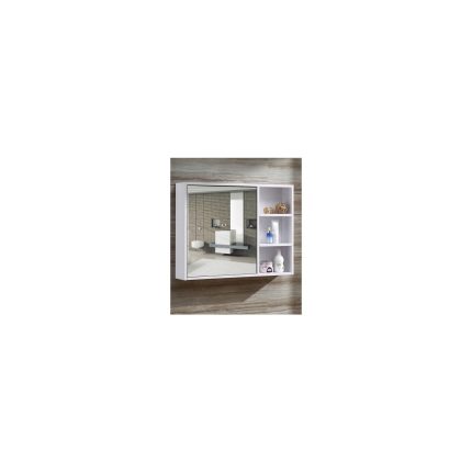 Taç Dekorasyon Banyo Dolabı Aynalı Üst Modülü