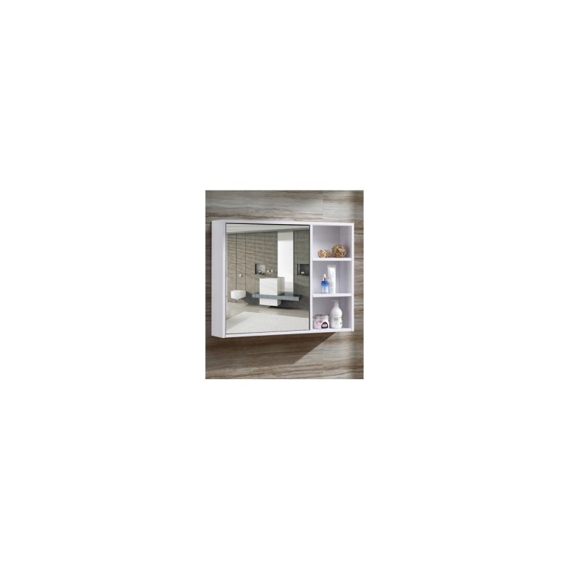 Taç Dekorasyon Banyo Dolabı Aynalı Üst Modülü