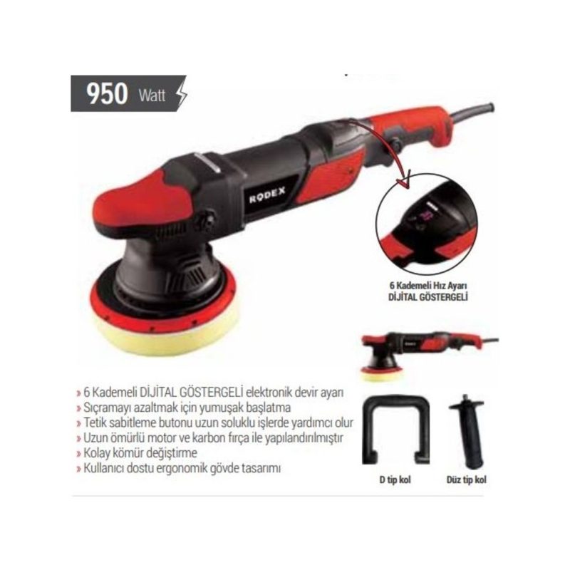 Tekno Trust 2200 W Orbital Polisaj Makinesi (RDX1485) Elektrikli