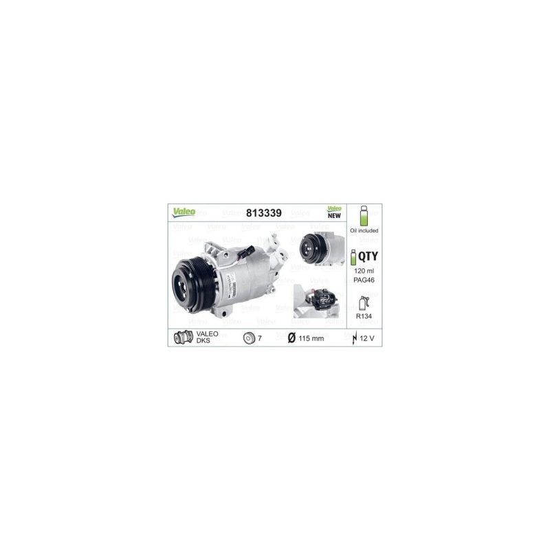 Valeo 813339 Kompresör Koleos 2.0 08- 926007877R