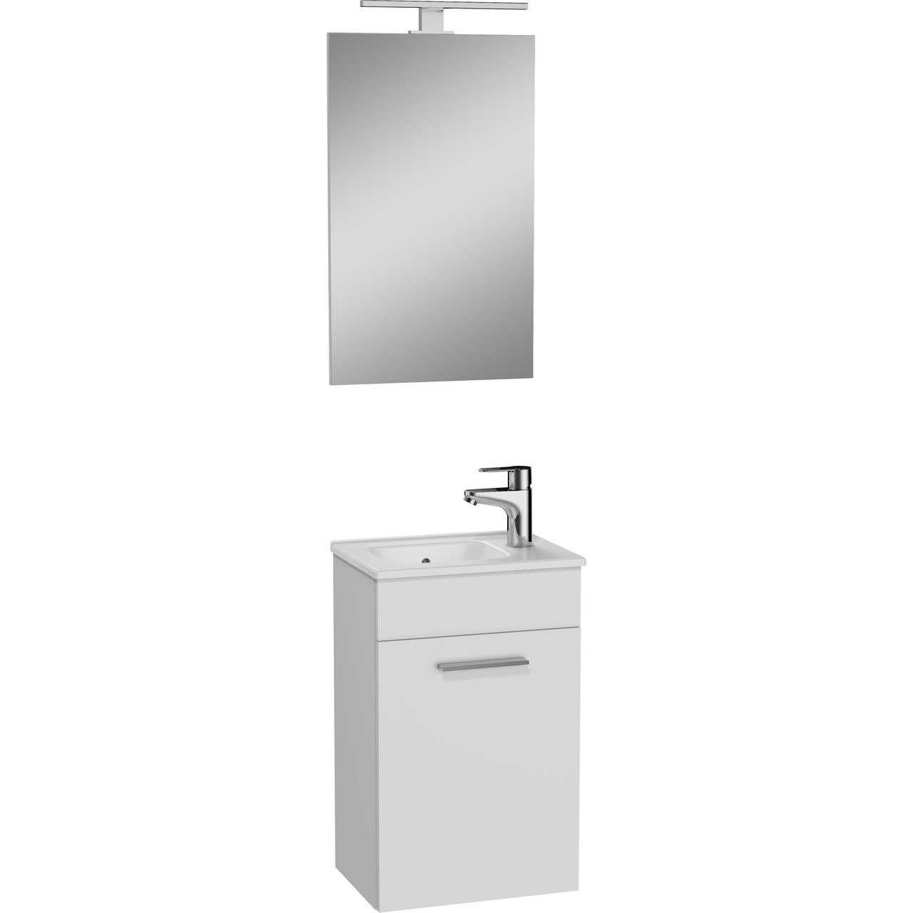 VitrA Mia 75022 Lavabo Dolabı, Demonte, 40 cm, Parlak Beyaz