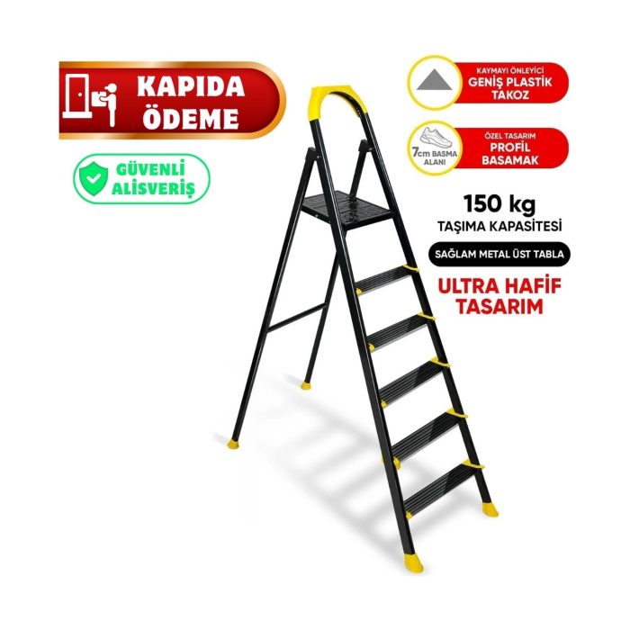 Zigana Hardy 5+1 Basamaklı Özel Tasarım Hafif Merdiven (Ev Tipi)