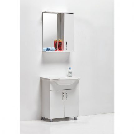 Saydam Banyo Klasik 65 cm Mdf Banyo Dolabı Beyaz