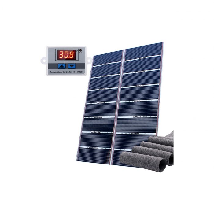 REXVA 160×275 cm halı altı ısıtıcı multiteknik dijital termostatlı,keçeli kullanıma hazır