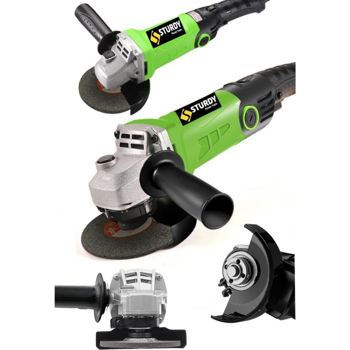 Sturdy Teknoloji Bakır Sargılı Devir Ayarlı 4400 W 115 mm Devir Ayarlı Spiral Avuç içi Taşlama Makinası