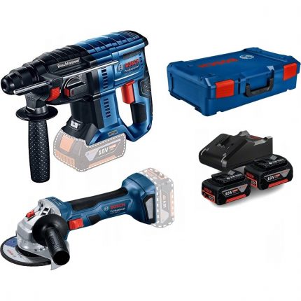 Bosch Gbh 180-LI + Gws 180 Lı Akülü Kırıcı Delici ve Taşlama Seti 2’li 18 Volt