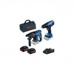 Bosch Gbh 180+GSR 180+2X18V 4.0+Gal+Bag 0615990M31