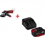 Einhell TE-AG 18/115 Li, Akülü Avuç Taşlama Seti (2,50 Ah starter kit dahildir)