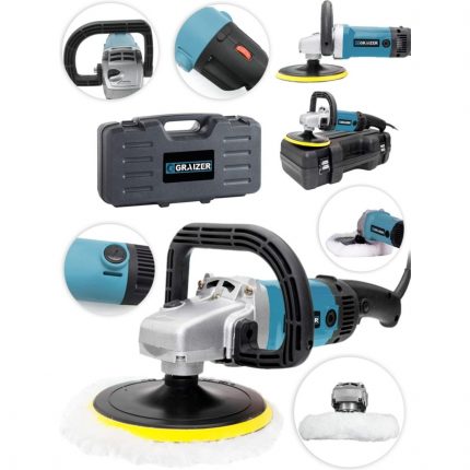 Graizer Alman 4100 Watt Bakir Sargili 6 Kademe Devir Ayarlı Polisaj – Zımpara – Pasta – Cila Makinesi