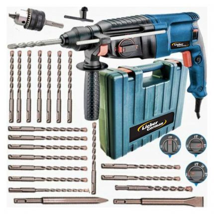 Lieber German SX-4100 Watt 6.0 Joul Kırıcı Delici Darbeli Matkap + 20 Adet Uç Seti Hediyeli