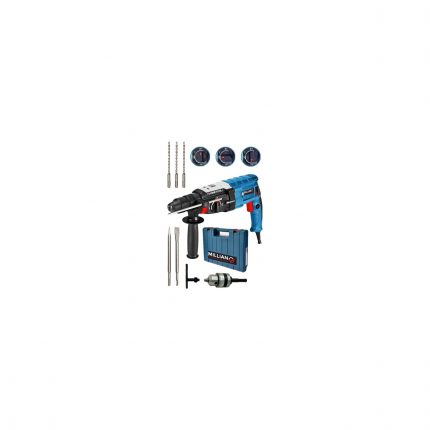 Millian Italyan 3200 Watt Kırıcı Delici Metal Dişli Sjs Şanzuman Hiltı Darbeli Matkap + 5 Uç
