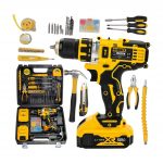 Prohummer Devolt Plus EEA226 Çelik Gövde Full Set 58VF Çift Akülü Vidalama Matkap