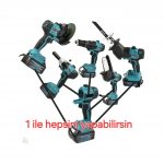 Prohummer ergonomik Multievo 6lı Set 58VF Çok Amaçlı Şarjlı Set Takımı PHSM191
