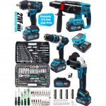 Retools 5 Li Set 800 Nm’li 4 Lü Set  + 216 Parça Lokma Takımı