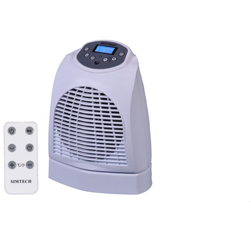 Simtech KM-1715 Uzaktan Kumandalı Ve Dijital Göstergeli Fanlı Isıtıcı